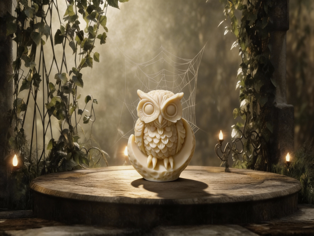 „Nola“ Eulenkerze