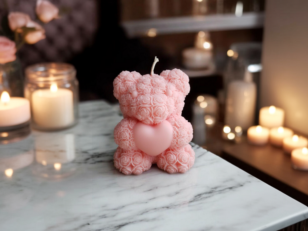 Giant Lovebear Kerze